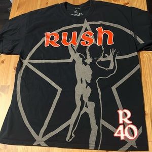RUSH R40 Concert Tour T-Shirt 2015 Starman Logo